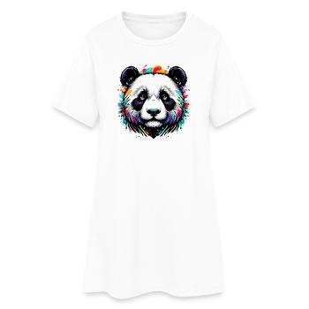 Panda - Women’s T-Shirt Dress - white - Front