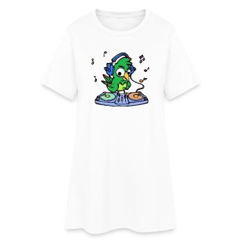 Amoureux Des Animaux, Perroquet, Animal De Compagnie, Oiseau, Zoo, Animal - Robe T-shirt Femme - blanc - Devant
