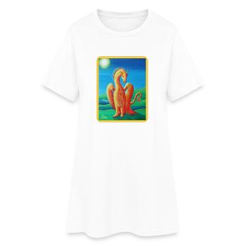 Dragon Lucky Dragon Fiora - Sonja Ariel von Staden - Robe T-shirt Femme - blanc - Devant