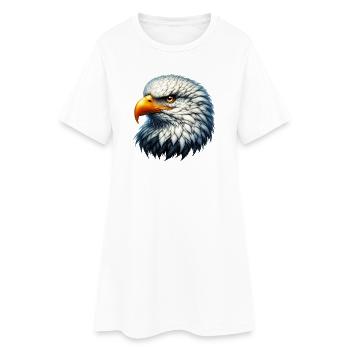 Aigle - Robe T-shirt Femme - blanc - Devant