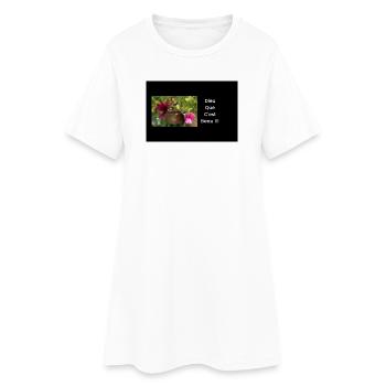 Streetwear Dieu Que C'est Beau !!! - Robe T-shirt Femme - blanc - Devant