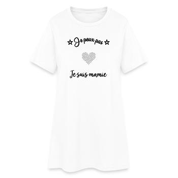 OMA. MUTTERTAG. ALLES GUTE ZUM OMA-TAG - Frauen T-Shirt-Kleid - Weiß - Vorne