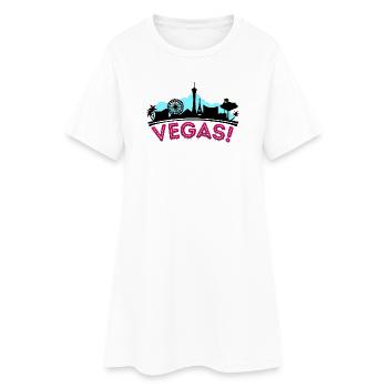 Dicton du poker Casino Gambling Vegas - Robe T-shirt Femme - blanc - Devant