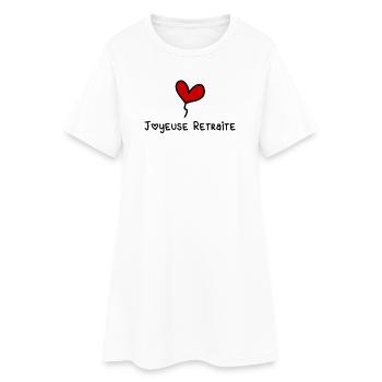 RETIREMENT - Women’s T-Shirt Dress - white - Front