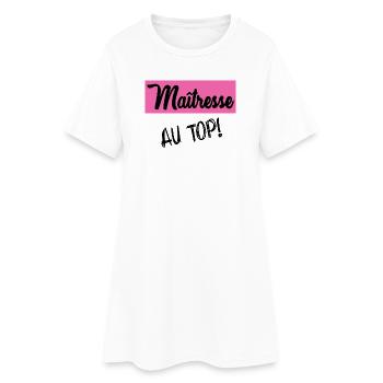 VIELEN DANK. DANKE. VIELEN DANK. JAHRESTAG. GEBURT. - Frauen T-Shirt-Kleid - Weiß - Vorne