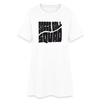 Tenue d’équipe de boules de pétanque avec Jack Bocci jeu de pétanque - Robe T-shirt Femme - blanc - Devant