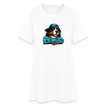 Bouvier bernois - Robe T-shirt Femme - blanc - Devant