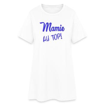 OMA. OMA. MUTTERTAG - Frauen T-Shirt-Kleid - Weiß - Vorne