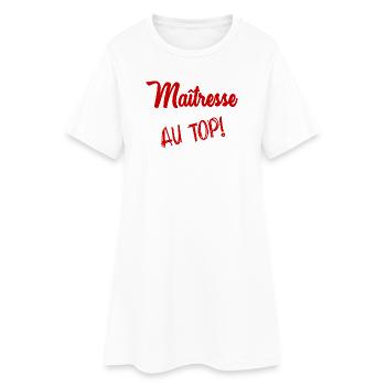 MERCI. MAÎTRESSE. MERCI MAÎTRESSE. MAITRESSE - Robe T-shirt Femme - blanc - Devant