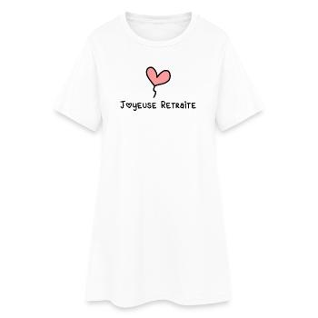 JOYEUSE RETRAITE - Robe T-shirt Femme - blanc - Devant