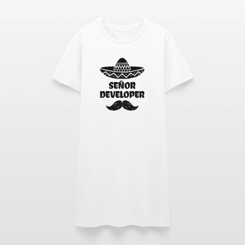 Déclaration du développeur Scripting Dev Computergeek Robe T-shirt Femme