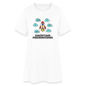 Css Code Developer C++ Java Php Programmierer - Frauen T-Shirt-Kleid - Weiß - Vorne