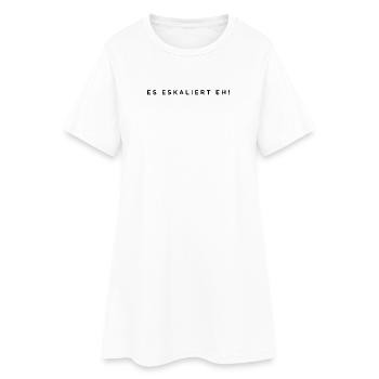Ça s’intensifie de toute façon ! - Robe T-shirt Femme - blanc - Devant