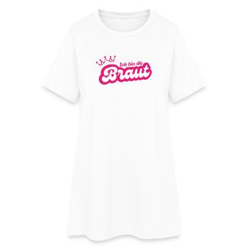 Je suis la mariée - Robe T-shirt Femme - blanc - Devant