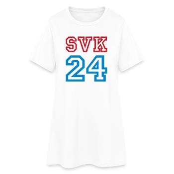 Slovaquie Slowakei - Robe T-shirt Femme - blanc - Devant
