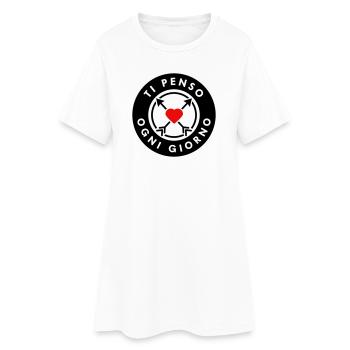 TI PENSO OGNI GIORNO - Women’s T-Shirt Dress - white - Front
