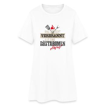 Grillen Spruch lustig - Frauen T-Shirt-Kleid - Weiß - Vorne