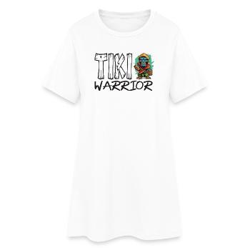 Tiki Warrior Collection - Robe T-shirt Femme - blanc - Devant