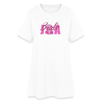 Typographie de la mariée à mettre en évidence - Robe T-shirt Femme - blanc - Devant