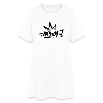 Graffiti Tag HipHop King 01 1C - Robe T-shirt Femme - blanc - Devant