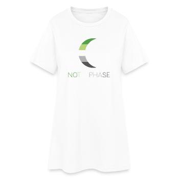 LGBTQ Pride Month - Keine Phase - Aromantic - Frauen T-Shirt-Kleid - Weiß - Vorne