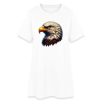 Aigle - Robe T-shirt Femme - blanc - Devant
