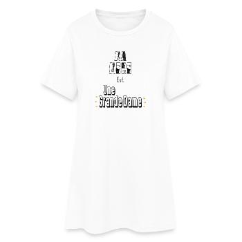 Ma Mère Est Une Grande Dame - Robe T-shirt Femme - blanc - Devant