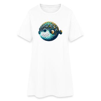 Blowfish - Robe T-shirt Femme - blanc - Devant