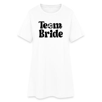 ÉQUIPE BRIDE FOOTBALL FOOTBALL - Robe T-shirt Femme - blanc - Devant