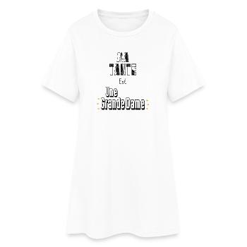 Ma Tante Est Une Grande Dame - Robe T-shirt Femme - blanc - Devant