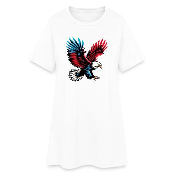 Aigle - Robe T-shirt Femme - blanc - Devant