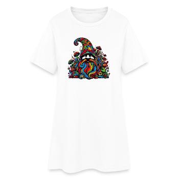 Gnome - Women’s T-Shirt Dress - white - Front