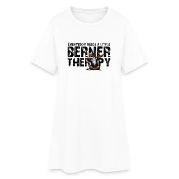 Bouvier bernois - Robe T-shirt Femme - blanc - Devant