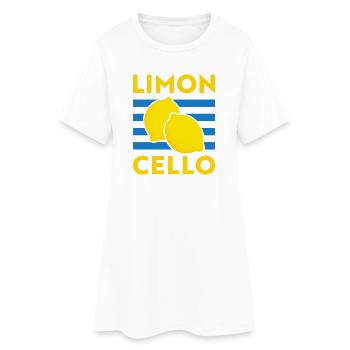Limoncello Zitronen Tomato Girl Summer Italien - Frauen T-Shirt-Kleid - Weiß - Vorne
