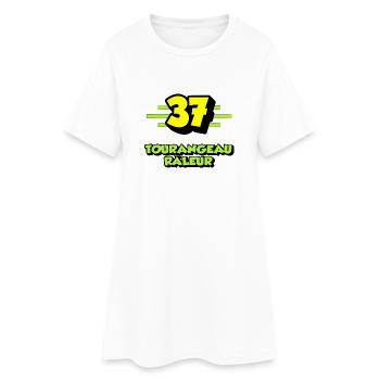 Tourangeau râleur - Robe T-shirt Femme - blanc - Devant