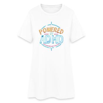 ADHD - Women’s T-Shirt Dress - white - Front