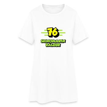 Seinomarin râleur - Robe T-shirt Femme - blanc - Devant
