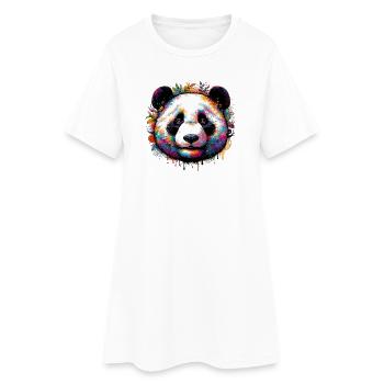 Panda - Women’s T-Shirt Dress - white - Front
