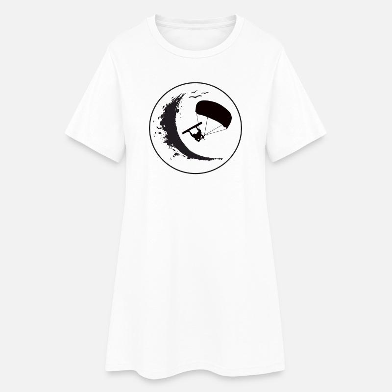 Wave Rider Eclipse - Robe T-shirt Femme - blanc