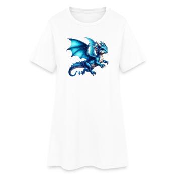 Dragon - Robe T-shirt Femme - blanc - Devant