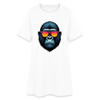Gorilla - Women’s T-Shirt Dress - white - Front