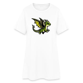 Dragon - Robe T-shirt Femme - blanc - Devant