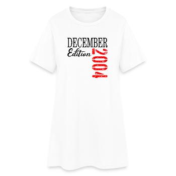 22E ANNIVERSAIRE DÉCEMBRE 2004 - Robe T-shirt Femme - blanc - Devant