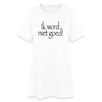 20 Je ne vais pas bien - Robe T-shirt Femme - blanc - Devant