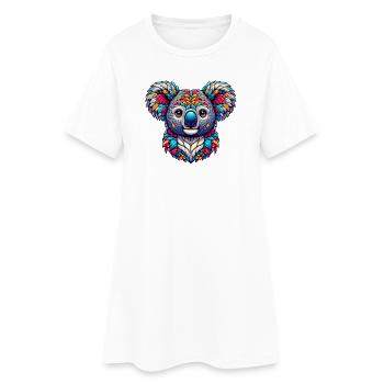 Koala - Women’s T-Shirt Dress - white - Front