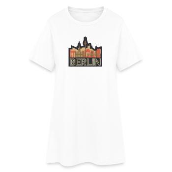 Horizon de Berlin - Robe T-shirt Femme - blanc - Devant