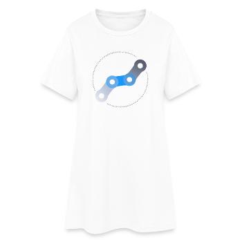 Selten Radlos Fahrrad Spruch lustig Bike Geschenk - Frauen T-Shirt-Kleid - Weiß - Vorne