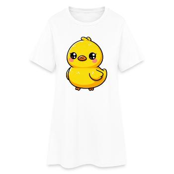 Caneton Canard Canard Canard - Robe T-shirt Femme - blanc - Devant