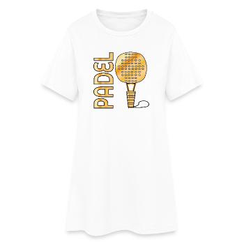 PADEL-TENNIS SPORT - Robe T-shirt Femme - blanc - Devant