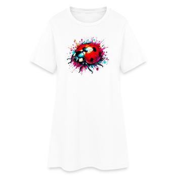 Coccinelle - Robe T-shirt Femme - blanc - Devant